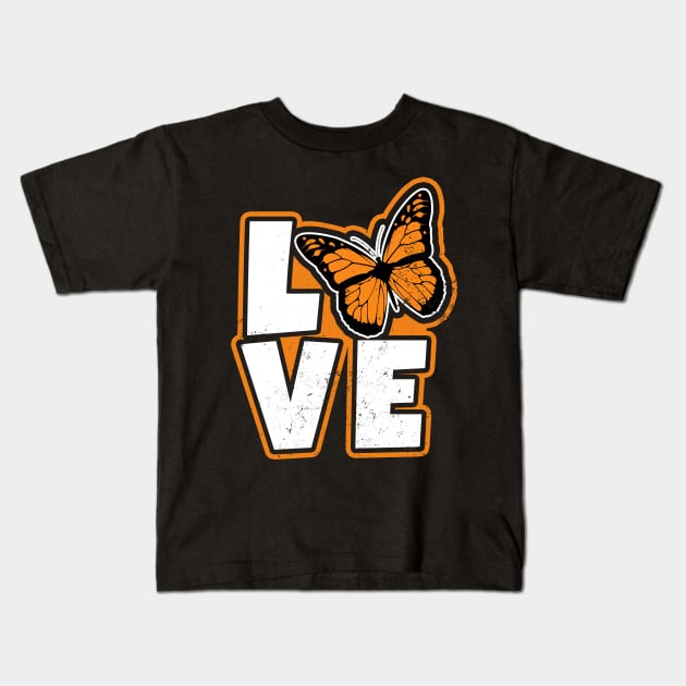 Monarch Butterfly Shirt | Love Gift Kids T-Shirt by Gawkclothing